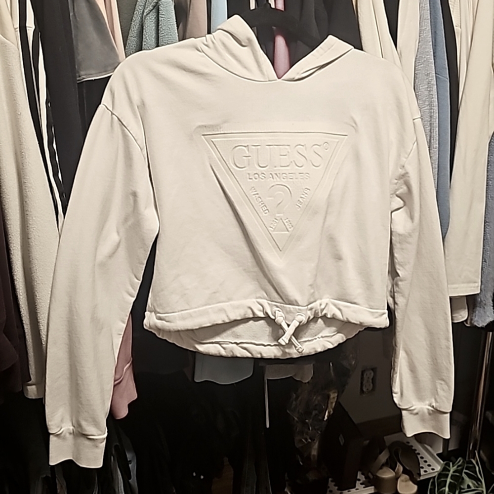 Guess cropped hoodie